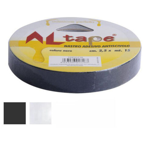Cinta antideslizante de 25 m, 15 N, negra, Altape 01716