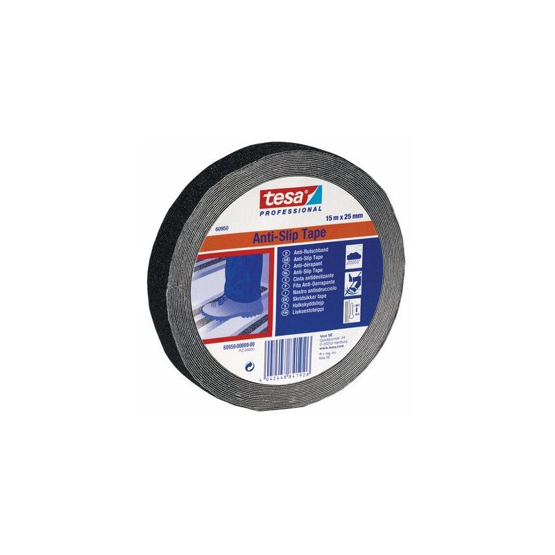 

Cinta Antideslizante Negra 15M X 25Mm