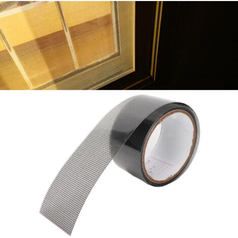 Cinta autoadhesiva para reparación de vidrio acrílico – 5 rollos (2,8 m x 50 mm) para ventanas, puertas y camping.