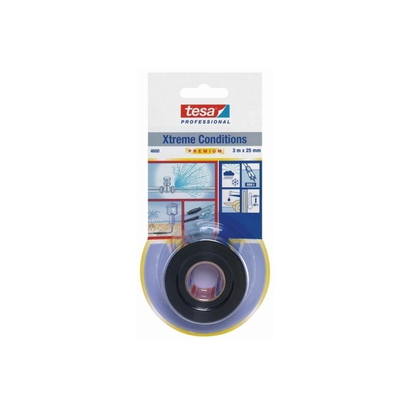 

Cinta Silicona Autosoldable 25 Mm X 3 M Negra - Tesa Tape