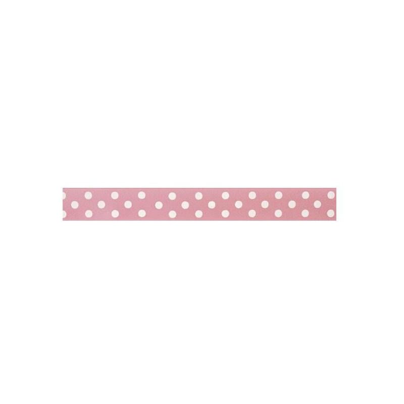 

Cinta base pasteles 24mmx25m Lunares Rosa