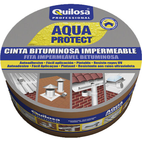 Cinta bituminosa impermeable - 10 m - 10 cm - Terracota