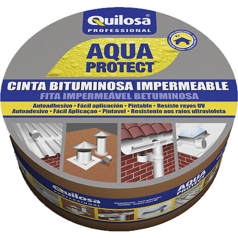 Cinta bituminosa impermeable - 10 m - 30 cm - Terracota