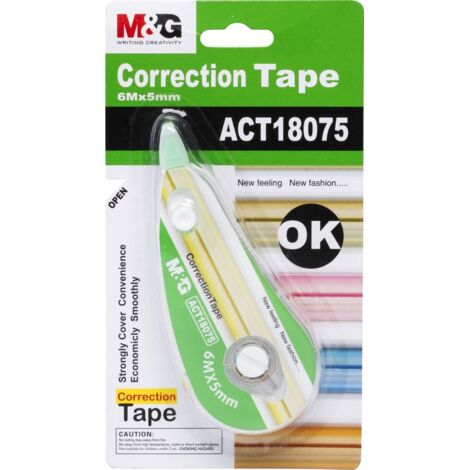 Cinta correctora Staedtler - 12 unidades en expositor, 6 m
