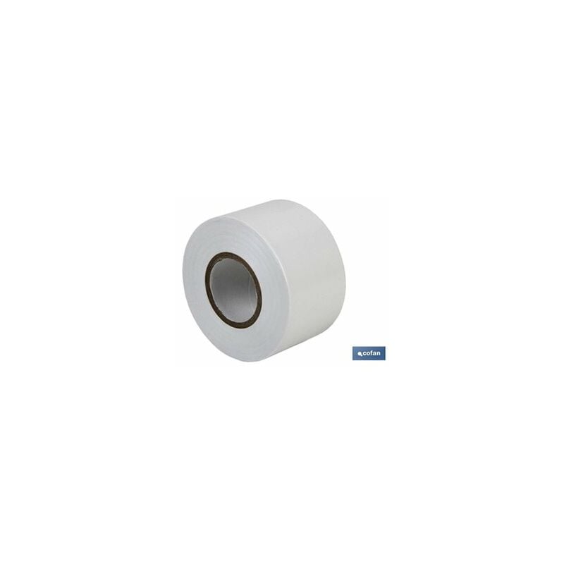 Cofan - Cinta Aislante Blanca De 130 Micras 50 mm x 33 m