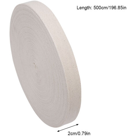 Cinta de algodón para injertos y bonsáis  Cinta de injerto blanca de 2 cm de ancho  Para árboles frutales y huertos  Alta calidad y durabilidad