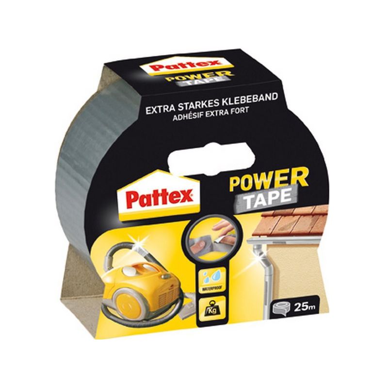 

Pattex Power Tape, Modelo : 25 m x 50 mm, Tipo PT2DS