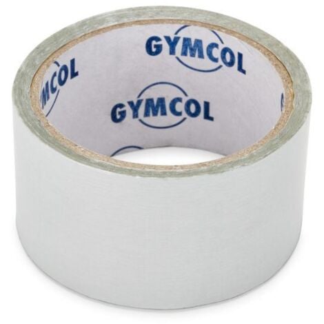 GYMCOL Cinta de aluminio Blanca 10m. x 50mm.