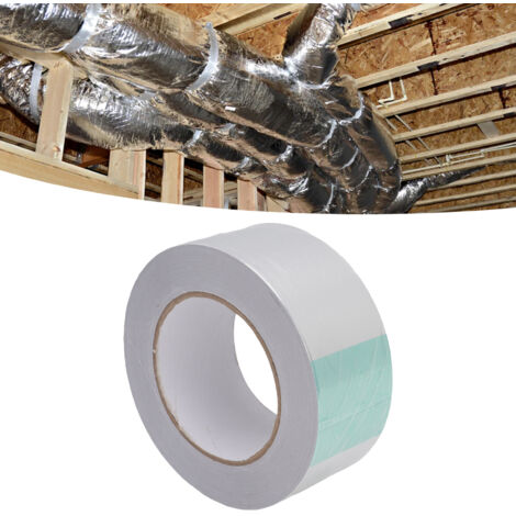Cinta de aluminio industrial para aislamiento térmico, resistencia al envejecimiento, al agua y al calor.