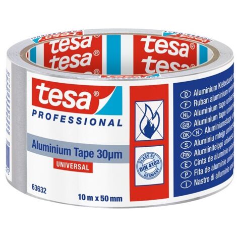 Cinta de Aluminio Universal 50 Micras 10m x 50mm con Protector 63632 Tesa