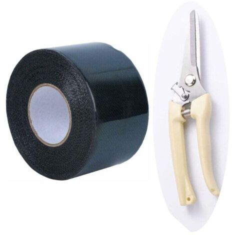 Cinta de césped artificial 50 mm x 5 m, negra, cinta autoadhesiva para uniones de césped artificial, cinta de césped artificial para unir céspedes y alfombras de exterior
