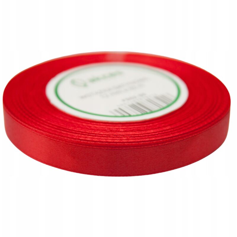 Cinta de cinta, cintas, cintas de raso rojas 12 mm