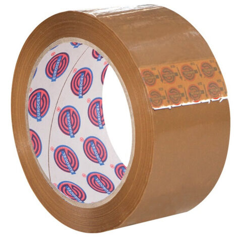CINTA DE EMBALAJE ADH SIF PVC HAVANE 50 MM X 66 M - EUROCEL - 000201666