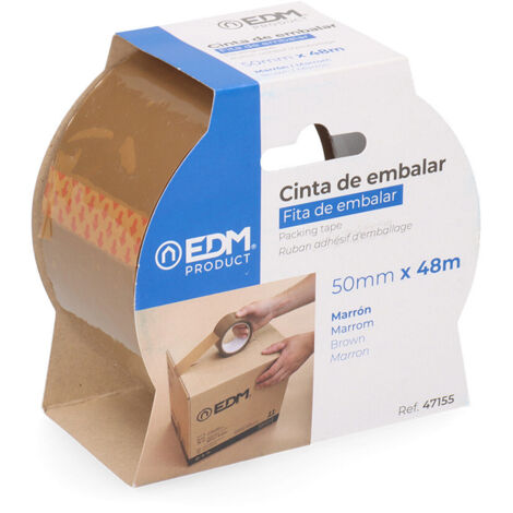 Cinta de embalar marrón 50mm x 48m