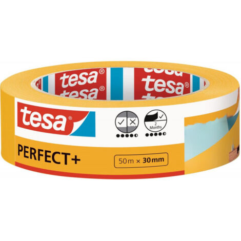 Cinta de enmascarar para pintor tesa PERFECT+ 50 m x 30 mm