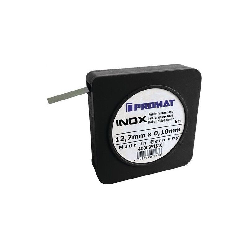 

Cinta De Espesor Grosor 0,03 Mm Inox Longitud 5 Mm Ancho 12,