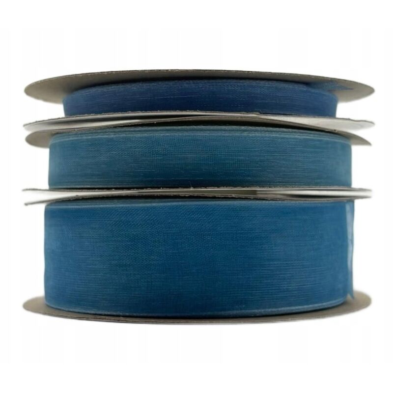 Cinta de gasa azul cielo, rollo de 25 mm y 32 m para decoración