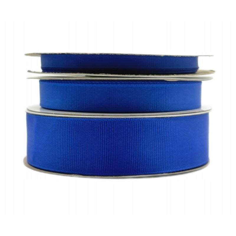 Cinta de grogrén azul oscuro, rollo de 6 mm, 22 m, para decoración