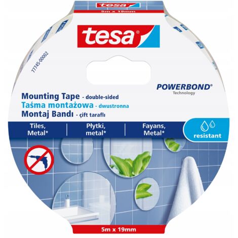 Cinta de montaje tesa de doble cara impermeable 5 m