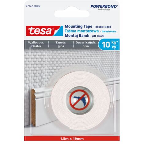 Cinta de montaje tesa de doble cara para papel pintado de 1,5 m