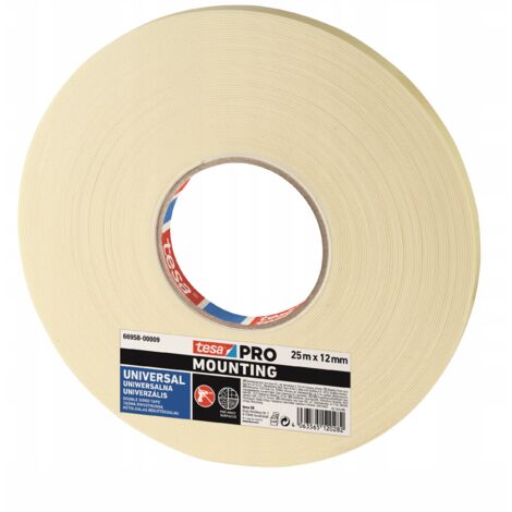 Cinta de montaje tesa PRO 25 m x 12 mm universal