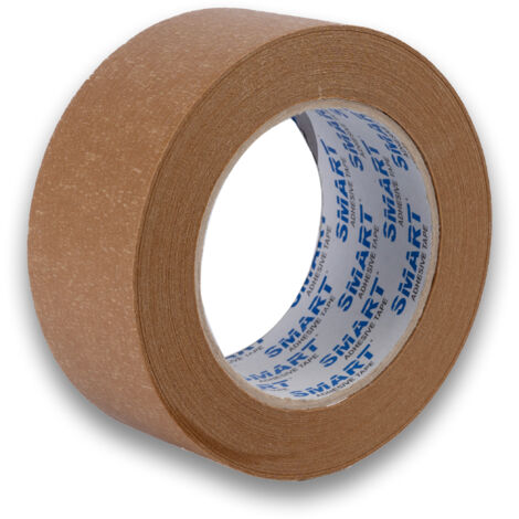 Cinta de papel kraft INTELIGENTE SOLVENTE 48x50 marrón