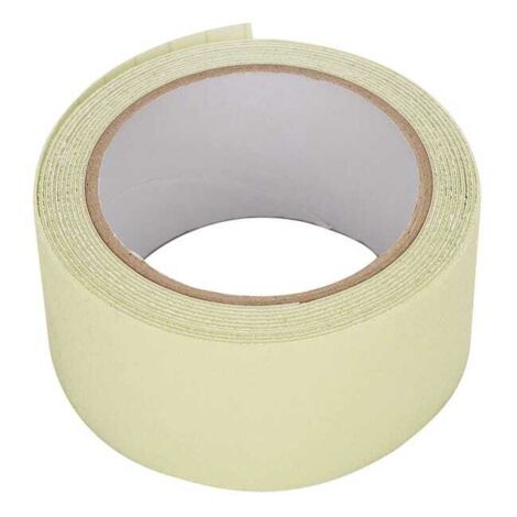 Cinta de seguridad de PVC antideslizante y luminosa de 3 metros para escaleras y suelos (tamaño total: 5 cm x 3 m).