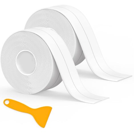 Cinta de sellado autoadhesiva de 10 m x 45 mm, aislamiento para ventanas y puertas, insonorización, resistente a la intemperie, impermeable, repelente de insectos.
