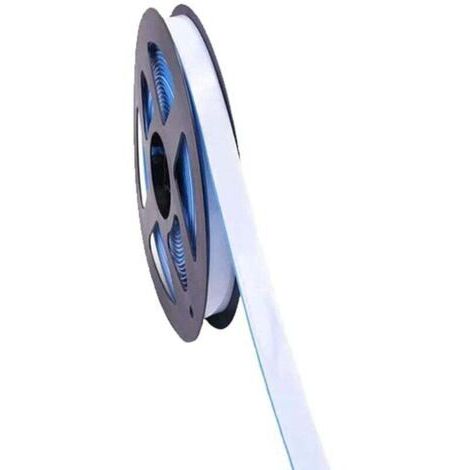 Cinta de sellado autoadhesiva de poliuretano para bañera, baño, inodoro y cocina (Ancho: 7,5 mm, color blanco).