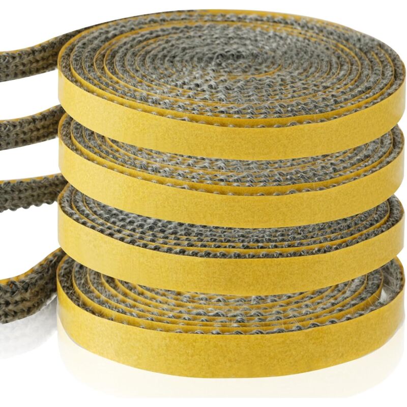 Cinta de sellado autoadhesiva para chimenea, cinta de doble cara para alta temperatura, 2mm x 10mm x 3m (película termorretráctil)