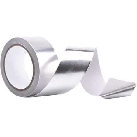 Cinta de sellado de aluminio resistente al calor e impermeable de 50 mm x 10 m