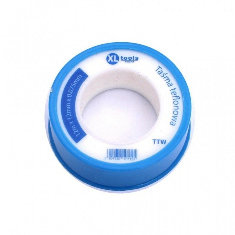 

Cinta de teflón 0.075mm para agua PROFI 12M 12mm TTW