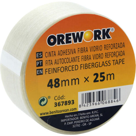 Cinta fibra de vidrio reforzada - 48 mm - 25 m
