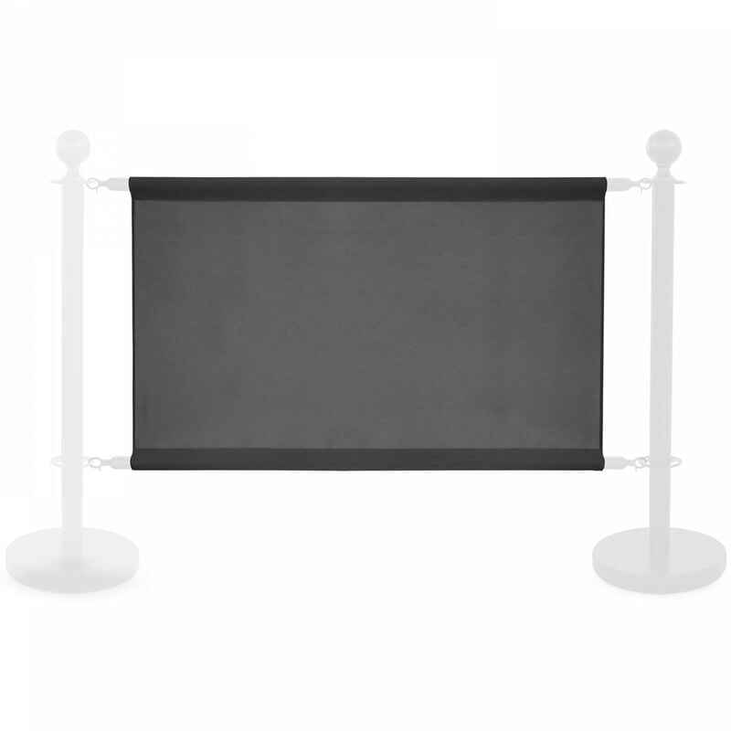 Oviala - Loneta gris para separador de terraza de 100x69cm - Gris