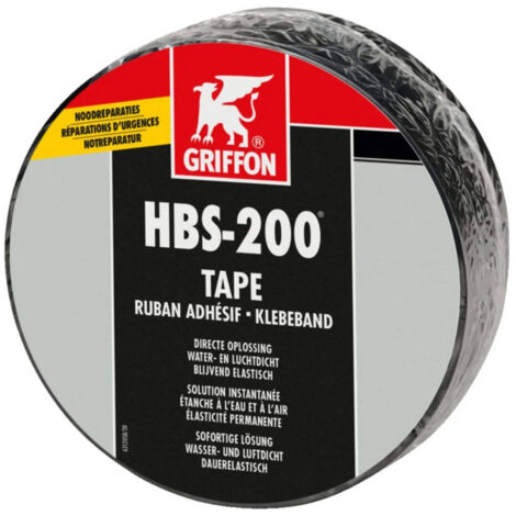 Cinta impermeabilizante instantánea HBS-200 TAPE, 5m x 7.5cm Griffon