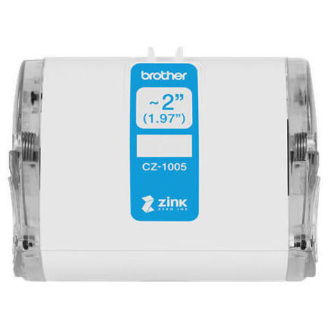 Cinta Laminada para Rotuladoras Brother BA79319 50 mm Azul Blanco