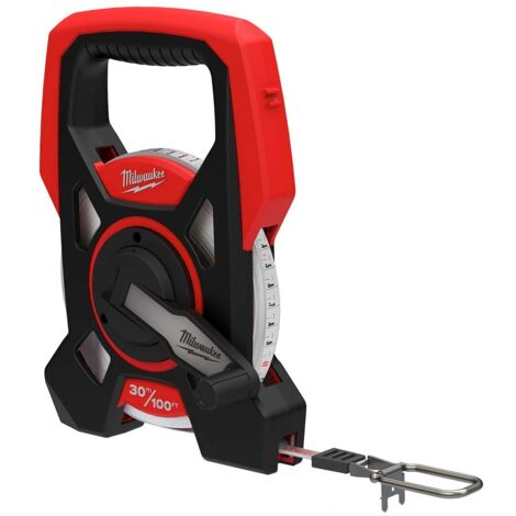 Cinta larga abierta de 30m, hoja de acero de 13mm MILWAUKEE Ref.48225203