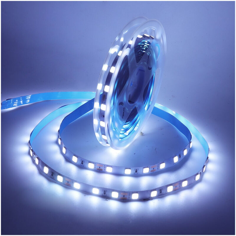 

Cinta LED blanco intenso (blanco frío) adhesivo de 5 m 24 W IP65