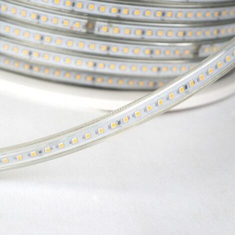 Cinta led flexible 1m 9w 3000k  220v freya ip65 14mm 900lm estanco 120led