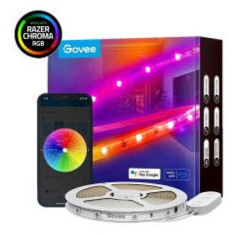 Cinta LED Govee Luz de Tira LED RGBIC Wi-Fi con BT 3M Matter