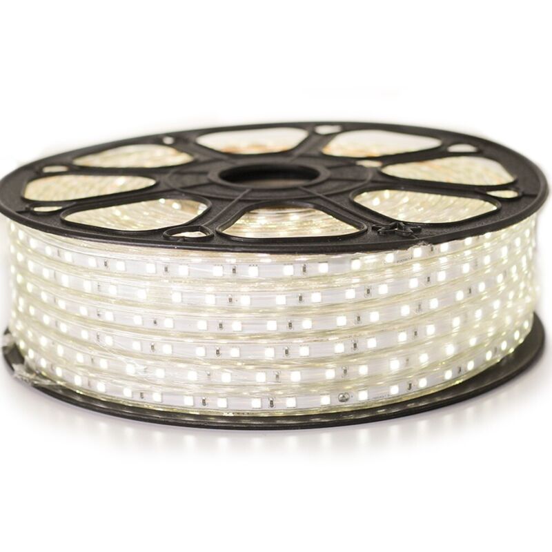 

Cinta LED profesional 5050 60 LED/m de 25 o 50 metros Blanco neutro impermeable (IP68) | Longitud: 50 metros