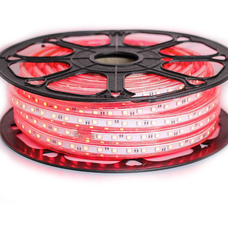 

Cinta LED profesional 5050 60 LED/m de 25 o 50 metros Rojo resistente al agua (IP68) | Longitud: 25 metros