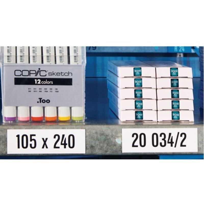 

Cinta magnética Tape-An.50mm Tape-L.100mm blanco magn.100 piezas / bolsa MAGNETOPLAN