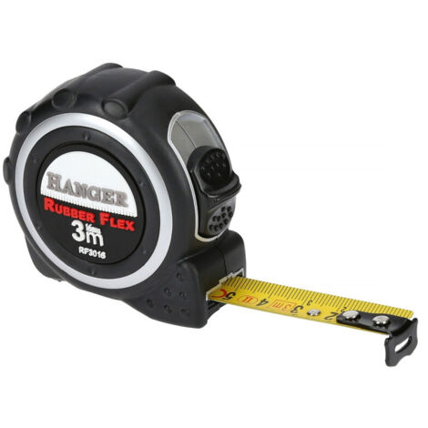 CINTA MEDIDA 3 MX 16 MM 'RUBBER FLEX' - COLGADOR - 100030