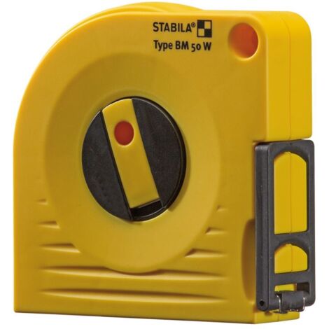 Cinta medida banda Acero 30m x 13mm Stabila