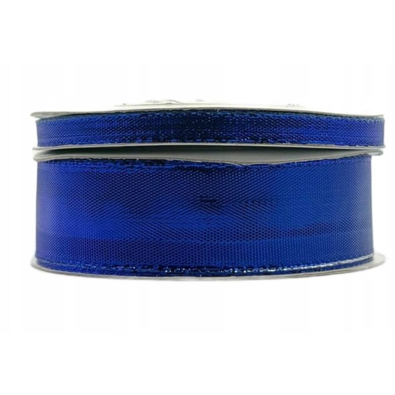 Cinta Metálica Azul Rollo 6mm 22m Para Decoración