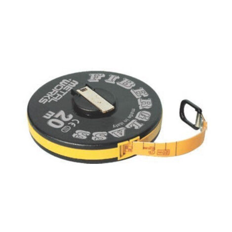 Cinta métrica Abierta fibra de vidrio 20 m x 13 mm