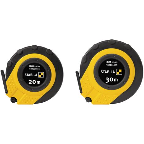 Cinta métrica cerrada STABILA Serie LBM2000 de 20 m (cinta de fibra de vidrio)