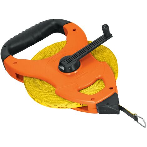 Cinta métrica cruceta de fibra de vidrio - 50 m - 12,5 mm