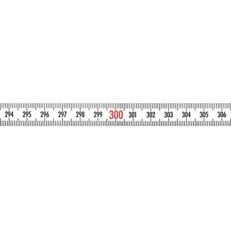 CINTA METRICA DE ACERO ADHESIVA 2000x13x0,2 MM - ACHA